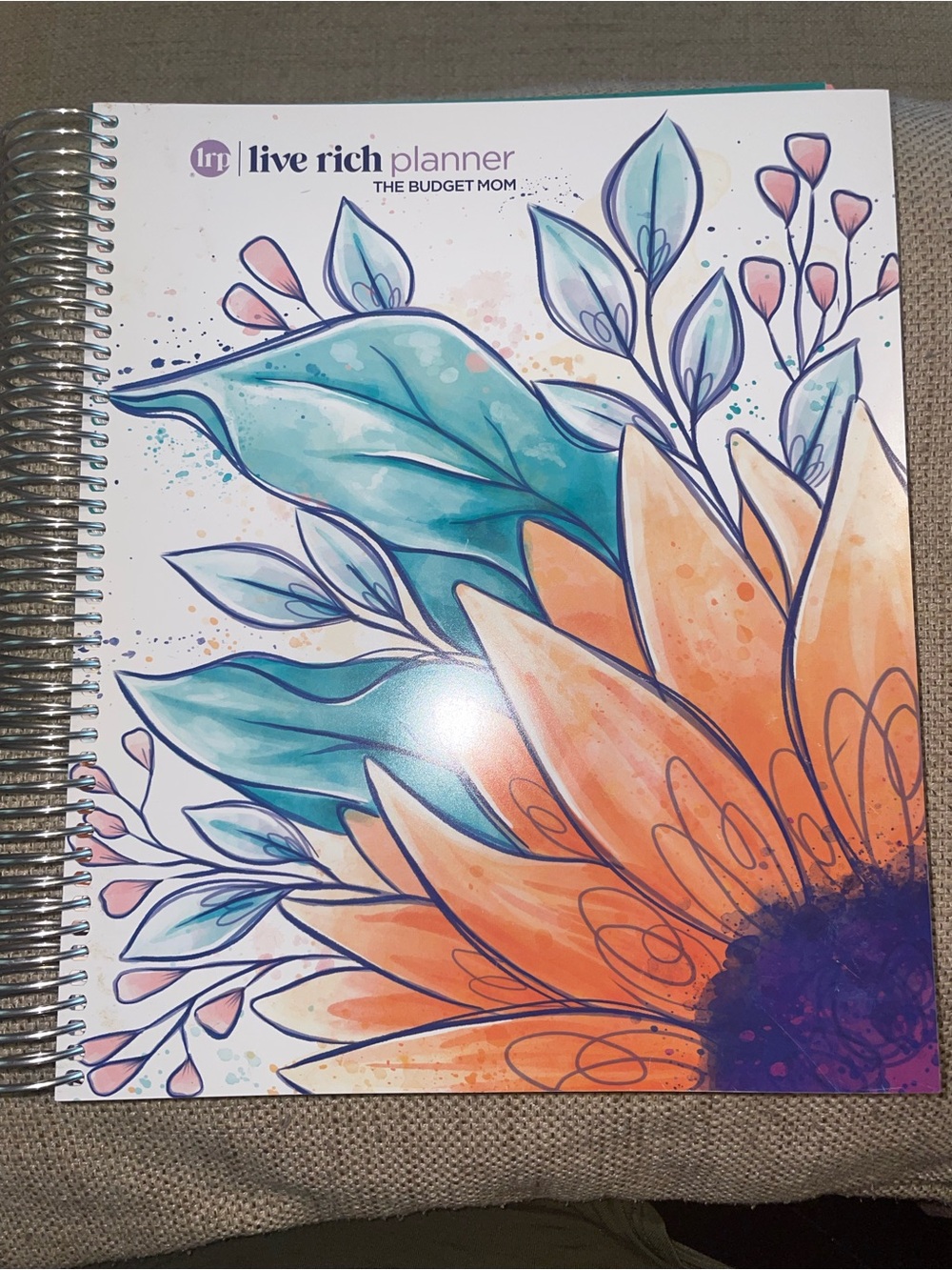Live rich The budget Mom TBM Personal Finance LIVE RICH spiral Notebook planner